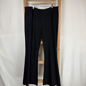 NWT Base Level by YEST Pull On Ponte Flare Pants SZ 20 #0767